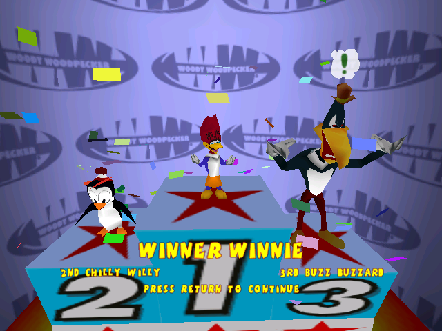 Woody Woodpecker Racing screenshot 3 for Playstation